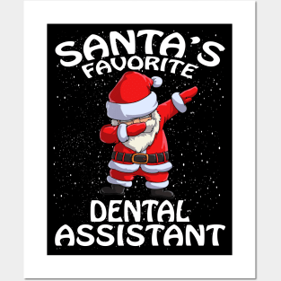 Santas Favorite Dental Assistant Christmas Posters and Art